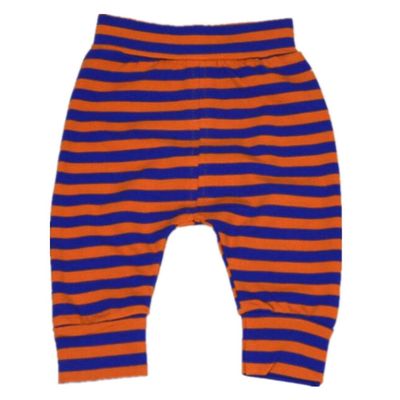 Ding-dong Baby Boys Girls Striped Pants(Orange,3-6M)