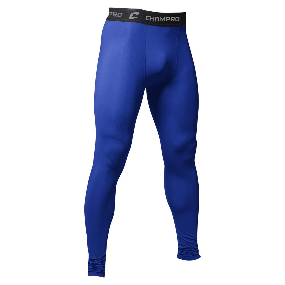 Champro Polyester/Spandex Compression Tights, Adult Small, Royal