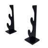 Two Tier Sword Display Rack with Double Standalone Base (Black) view 1