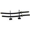 Two Tier Sword Display Rack with Double Standalone Base (Black) view 3