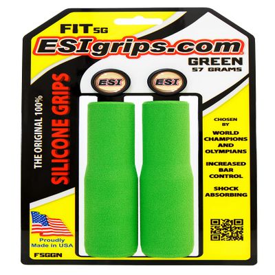 ESI Grips Fit Sg Mountain Bike Grip Green, One Size