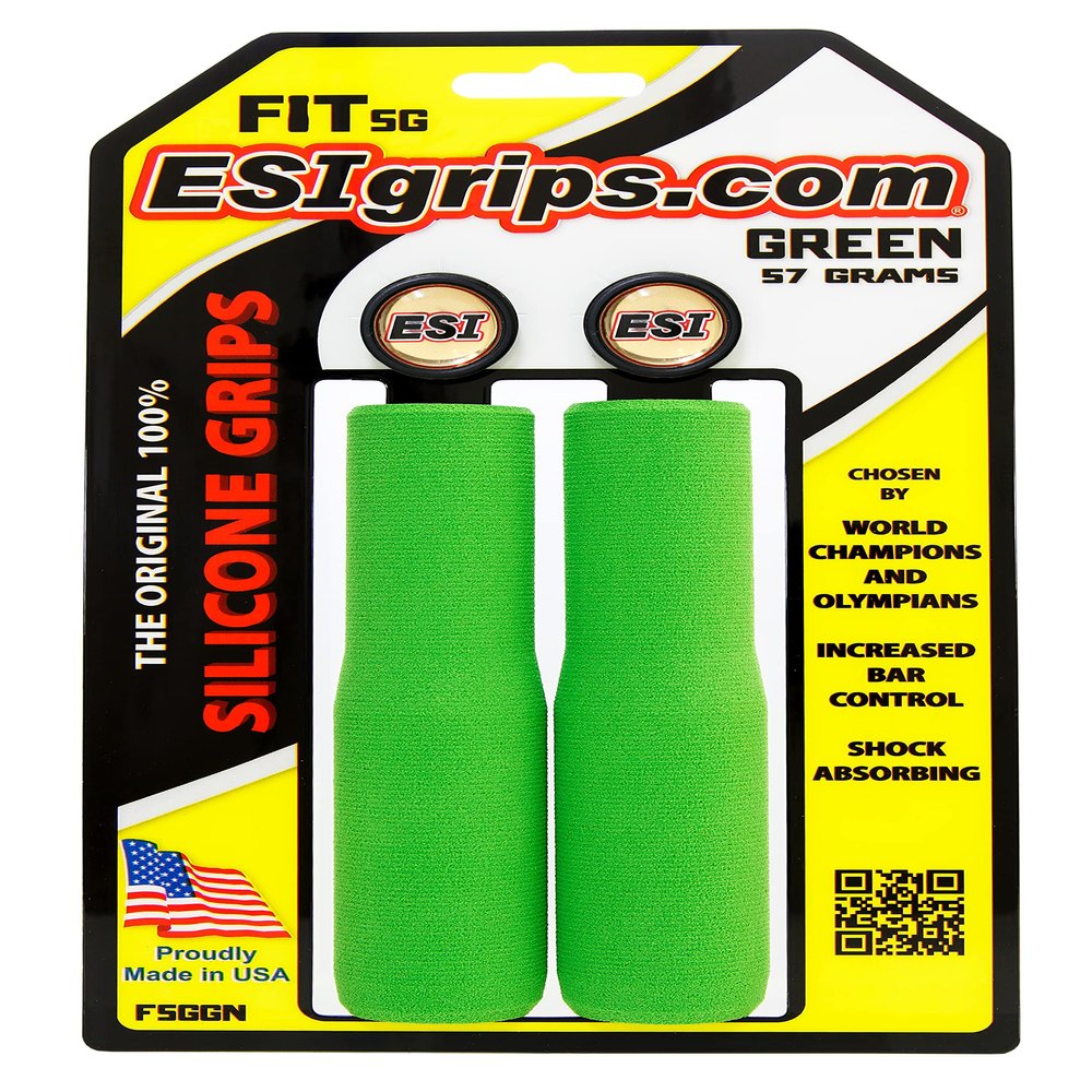 ESI Grips Fit Sg Mountain Bike Grip Green, One Size