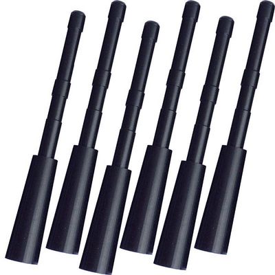 12Pcs Archery Insert Adapter Connect Arrowhead Arrow Archery DIY Arrow Connecting Pipe Fit ID 4.2mm Arrow Shaft (Black)