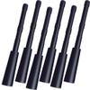 12Pcs Archery Insert Adapter Connect Arrowhead Arrow Archery DIY Arrow Connecting Pipe Fit ID 4.2mm Arrow Shaft (Black) view 1