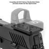 UTG Super Slim RDM20 Mount for Rear Sight Dovetail, Black, SIG P320 view 3