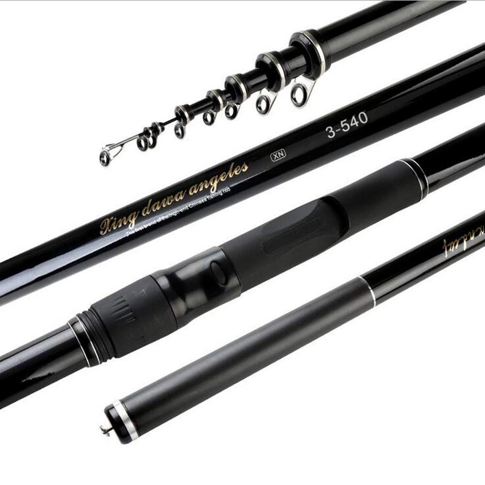 ZFF High Carbon Long Section Positioning Fishing Rod Sensitive 3.6-6.3 Meters Ultra-Light and Super Hard Fishing Gear (Size : 6.3m)