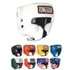 Ringside Competition Boxing Headgear, USA Boxing-Approved Leather Headgear with Cheek Protection, Great for MMA, Muay Thai, Kickboxing, and Training, Ideal for Men and Women, White, XL view 1