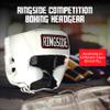 Ringside Competition Boxing Headgear, USA Boxing-Approved Leather Headgear with Cheek Protection, Great for MMA, Muay Thai, Kickboxing, and Training, Ideal for Men and Women, White, XL view 3