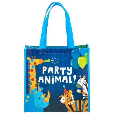 Stephen Joseph unisex child Stephen Joseph Gifts Medium Recycled Gift Bag, ZOO, Medium US