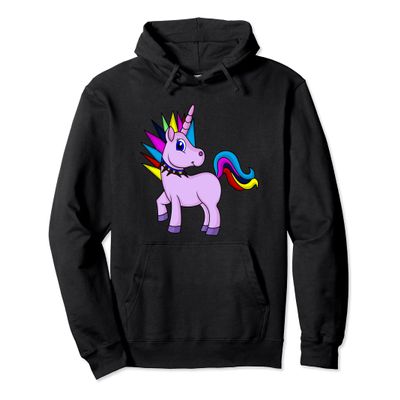 Unicorn Punk Rock Rebel Hoodie