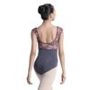 Baiwu Dance 116141052 Mesh Printed Leotard Floral Leotards Leotards (Grey, M) view 3