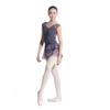 Baiwu Dance 116141052 Mesh Printed Leotard Floral Leotards Leotards (Grey, L) view 4