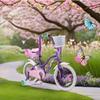 COEWSKE Kid's Bike Bicycles Steel Frame, Toddler Girls Bicycle Little Princess Style 12-14-16-18-20 Inch with Training Wheel for Age 4-7 (16 Inch, Purple) view 4