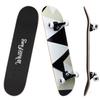 WhiteFang Skateboards for Beginners, Complete Skateboard 31 x 7.88, 7 Layer Canadian Maple Double Kick Concave Standard and Tricks Skateboards for Kids and Beginners (Peak) view 1