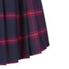 EXCHIC Women's A-Line Mini Skirt Stretchy High Waist Pleated Tennis Skirts Plaid School Uniform Dance Casual Wear (XL, 8 Red Plaid) view 3