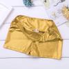 YiZYiF Girls Youth High Waist Stretchy Gymnastics Basics Shiny Metallic Dance Booty Shorts Gold 6 view 4