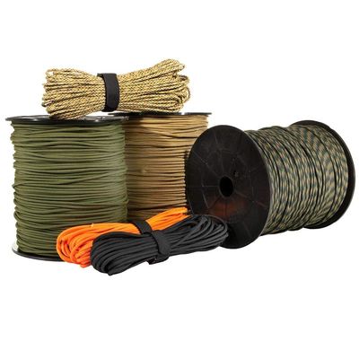 Paracord Planet Wilderness Cord  Lengths from 10 to 1000 Feet  Neon Orange 100 ft Hanks