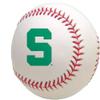 4 Inch Baseball Decal MSU Spartans Logo Removable Wall Sticker Art NCAA Home Room Decor 4 by 4 Inches view 1
