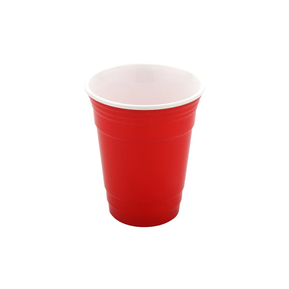 G.E.T. SC-16-R-EC Red 16 oz. Reusable Tumbler Polypropylene Reusable Tumbler Collection (Pack of 4)