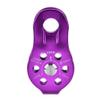 Dioche Micro Pulley, Aluminium Alloy Heavy Duty Single Swivel Rope Pulley Block Climbing Safety Equipment Accessory()