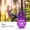 Dioche Micro Pulley, Aluminium Alloy Heavy Duty Single Swivel Rope Pulley Block Climbing Safety Equipment Accessory() view 3