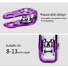 Dioche Micro Pulley, Aluminium Alloy Heavy Duty Single Swivel Rope Pulley Block Climbing Safety Equipment Accessory() view 4