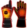 Rabbitroom Rechargeable Women Heated Gloves Touchscreen Waterproof Thin Non-Slip Electric Gloves Hand Warmer for Arthritis Raynaud's Relief,Ideal for Skiing Fishing Golf Winter Outdoor Sports Gift(L) view 1