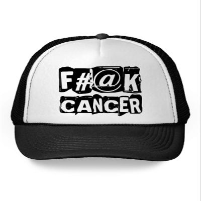 Awkward Styles FCK Cancer Hat Breast Cancer Awareness Trucker Hat Cancer Hats Black One Size