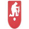 NDZ Performance Magazine Base Plate Finger Extension for Glock Gen 1-5 9MM .40 .357 SIG Laser Engraved Anodized Aluminum in Red - Soldier's Prayer view 1