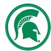 2 Inch Spartan Helmet Decal MSU Spartans Logo Removable Wall Sticker Art NCAA Home Room Decor 2 by 2 Inches view 1