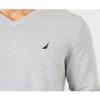 Nautica Men's Classic Fit Soft Lightweight Jersey V-Neck Sweater, Navy, Medium view 3