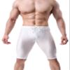 BRAVE PERSON Men's Fashion Breathable Mesh Elastic Training Shorts Swim Trunks Beach Pants 2240 (XL / 33"-38", 002 White) view 1