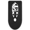 NDZ Performance Magazine Base Plate Finger Extension for Glock Gen 1-5 9MM .40 .357 SIG Laser Engraved Anodized Aluminum in Black - Spartan Helmet US Flag view 1