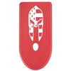 NDZ Performance Magazine Base Plate Finger Extension for Glock Gen 1-5 9MM .40 .357 SIG Laser Engraved Anodized Aluminum in Red - Spartan Helmet US Flag view 1
