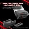 Mantis MagRail Magazine Floor Plate Rail Adapter Compatible with S&W M&P Shield 9mm | for Use with The MantisX Dry Fire Training System view 2