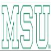 4 Inch MSU Decal Green Outline Spartans Logo Removable Wall Sticker Art NCAA Home Room Decor 4 1/2 by 2 Inches view 1