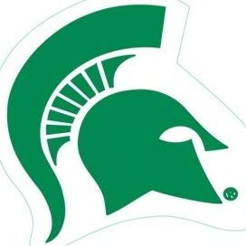 2 Inch Spartan Helmet Decal MSU Spartans Logo Removable Wall Sticker Art NCAA Home Room Decor 2 by 2 Inches