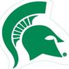 2 Inch Spartan Helmet Decal MSU Spartans Logo Removable Wall Sticker Art NCAA Home Room Decor 2 by 2 Inches