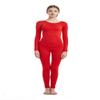 Full Bodysuit Womens Long Sleeve One Piece Jumpsuit Spandex Zentai Unitard (XX-Large, Red) view 2
