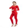 Full Bodysuit Womens Long Sleeve One Piece Jumpsuit Spandex Zentai Unitard (XX-Large, Red) view 3