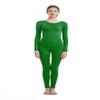 Full Bodysuit Womens Long Sleeve One Piece Jumpsuit Spandex Zentai Unitard (Small, Green) view 2