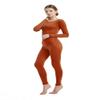 Full Bodysuit Womens Long Sleeve One Piece Jumpsuit Spandex Zentai Unitard (Medium, Brown) view 3