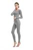 Full Bodysuit Womens Long Sleeve One Piece Jumpsuit Spandex Zentai Unitard (Medium, Grey) view 3