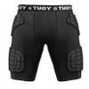 TUOY Adult Padded Compression Shorts 5-Pad Football Girdle Hip Thigh Protector view 1