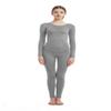 Full Bodysuit Womens Long Sleeve One Piece Jumpsuit Spandex Zentai Unitard (Small, Grey) view 2