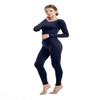 Full Bodysuit Womens Long Sleeve One Piece Jumpsuit Spandex Zentai Unitard (X-Large, Navy) view 3