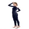 Full Bodysuit Womens Long Sleeve One Piece Jumpsuit Spandex Zentai Unitard (X-Large, Navy) view 4