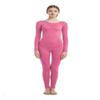 Full Bodysuit Womens Long Sleeve One Piece Jumpsuit Spandex Zentai Unitard (Small, Pink) view 2