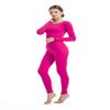 Full Bodysuit Womens Long Sleeve One Piece Jumpsuit Spandex Zentai Unitard (XX-Large, Hot Pink) view 3
