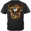 Erazor Bits 2nd Amendment T Shirt | Patriotic Tshirt | Locked and Loaded Gun Apparel | American Flag Apparel for Men (Medium) view 1